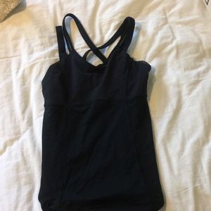 Lulu cross back tank